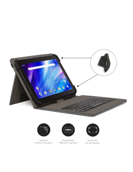Nilox FUNDA TECLADO USB DE 9,7" A 10.5" BEIGE