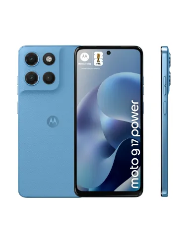 Motorola moto g17 power 17,1 cm (6.72") Ranura híbrida Dual SIM Android 15 USB Tipo C 4 GB 256 GB 6000 mAh Azul