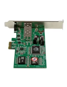 StarTech.com Tarjeta PCI Express Adaptadora de Red Gigabit con 1 Puerto SFP Abierto - NIC Ethernet PCI-E de Fibra 2