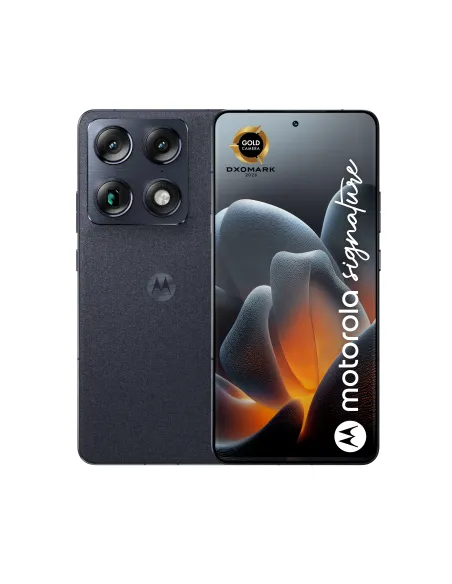 Motorola signature 17,2 cm (6.78") SIM doble Android 16.0 5G USB Tipo C 16 GB 512 GB 5200 mAh Azul oscuro