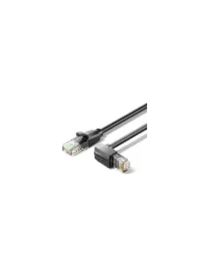 Cable de Red RJ45 UTP Vention IBVBJ Cat.6/ 5m/ Acodado 90º/ Negro