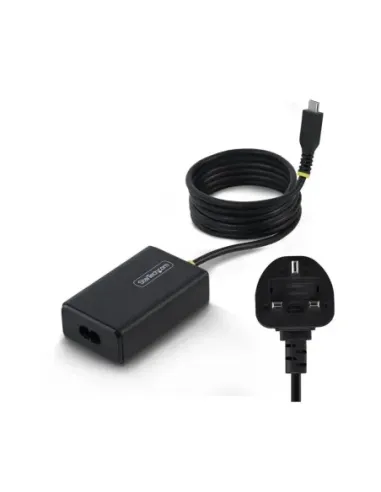 Cargador portatil startech 65w usb tipo c negro