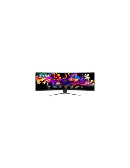 MSI MPG 491CQP QD-OLED pantalla para PC 124,5 cm (49") 5120 x 1440 Pixeles DQHD QDOLED Negro