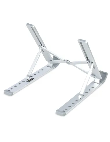 StarTech.com Soporte Elevador Plegable para Ordenador Portátil - Riser Ajustable Portátil Ergonómico para Ordenador Laptop -