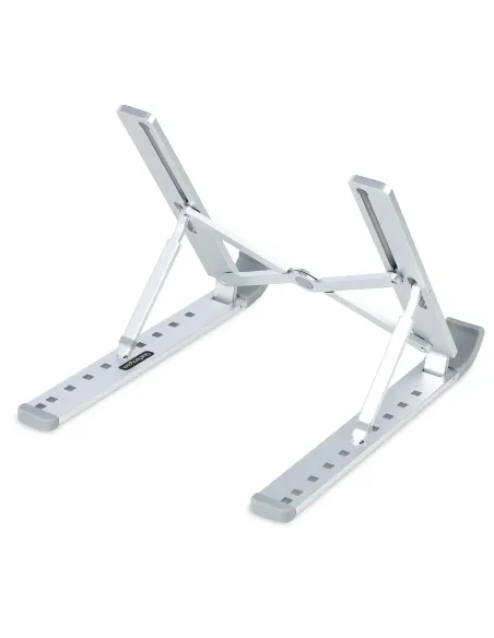 StarTech.com Soporte Elevador Plegable para Ordenador Portátil - Riser Ajustable Portátil Ergonómico para Ordenador Laptop -