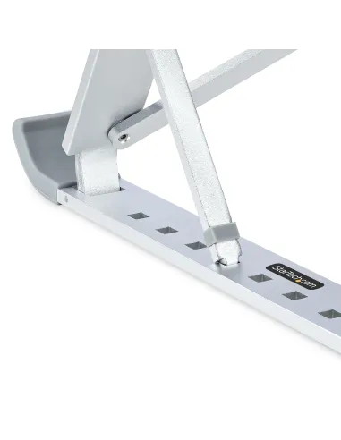 StarTech.com Soporte Elevador Plegable para Ordenador Portátil - Riser Ajustable Portátil Ergonómico para Ordenador Laptop -