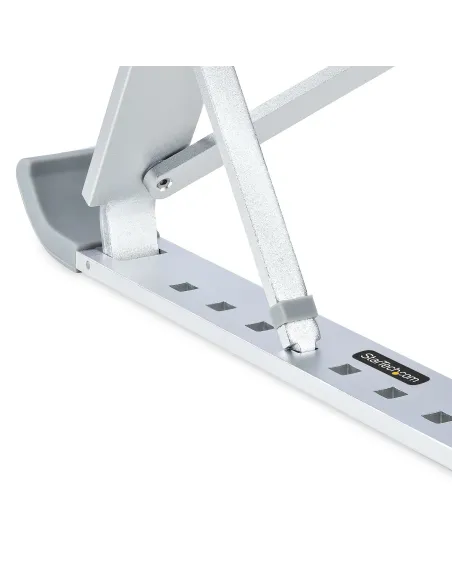 StarTech.com Soporte Elevador Plegable para Ordenador Portátil - Riser Ajustable Portátil Ergonómico para Ordenador Laptop -