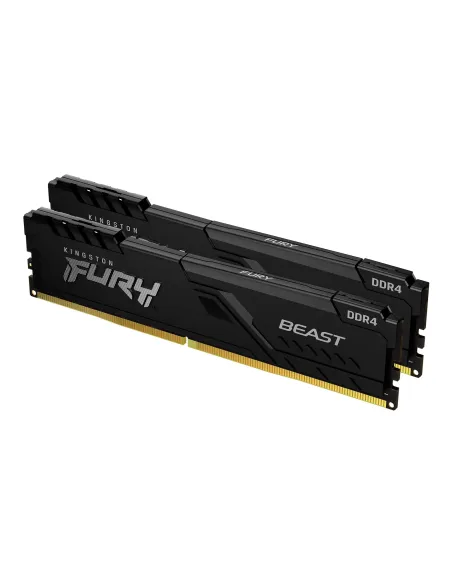 Kingston Technology FURY Beast 64GB 3200MT s DDR4 CL16 DIMM (Kit de 2) Black