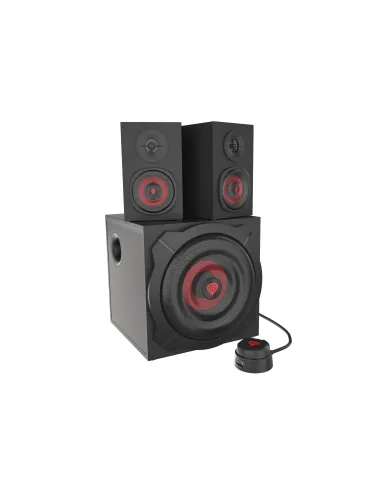 GENESIS Helium 610BT conjunto de altavoces 60 W PC ordenador portátil Negro, Rojo 2.1 canales De 2 vías 30 W Bluetooth