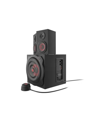 GENESIS Helium 610BT conjunto de altavoces 60 W PC ordenador portátil Negro, Rojo 2.1 canales De 2 vías 30 W Bluetooth