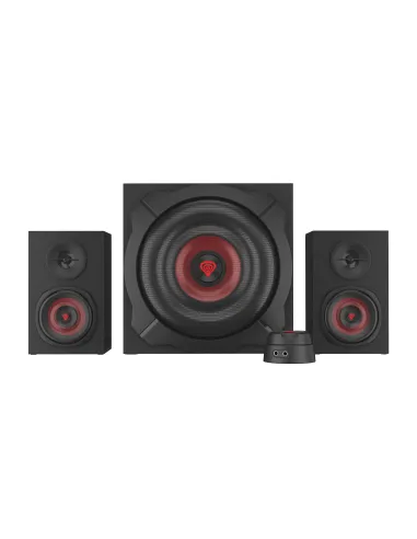 GENESIS Helium 610BT conjunto de altavoces 60 W PC ordenador portátil Negro, Rojo 2.1 canales De 2 vías 30 W Bluetooth