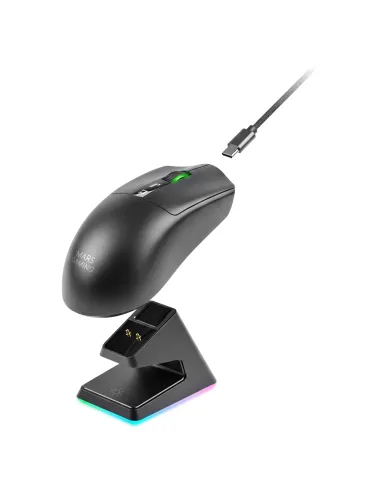 Mars Gaming MMWELITE ratón Juego mano derecha Bluetooth Óptico 20000 DPI