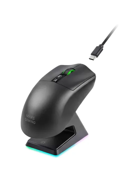 Mars Gaming MMWELITE ratón Juego mano derecha Bluetooth Óptico 20000 DPI