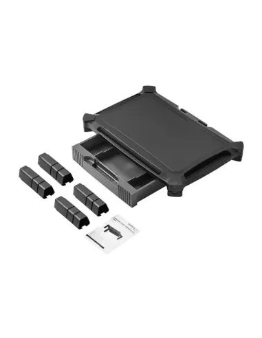 StarTech.com Base con Cajón para Monitor - de Altura Ajustable con Columnas Apilables - con Soporte para Pantallas hasta 32