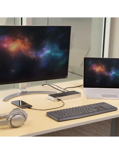 StarTech.com Docking Station USB C para 2 Monitores - PD de 60 W para Portátil Windows - Replicador de Puertos USB Tipo C a