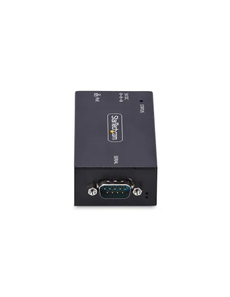 StarTech.com Adaptador Serie a Ethernet - Conversor RJ45 LAN IP a DB9 RS232 - Servidor de Dispositivos Serie Remotos de 1
