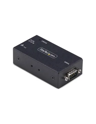 StarTech.com Adaptador Serie a Ethernet - Conversor RJ45 LAN IP a DB9 RS232 - Servidor de Dispositivos Serie Remotos de 1