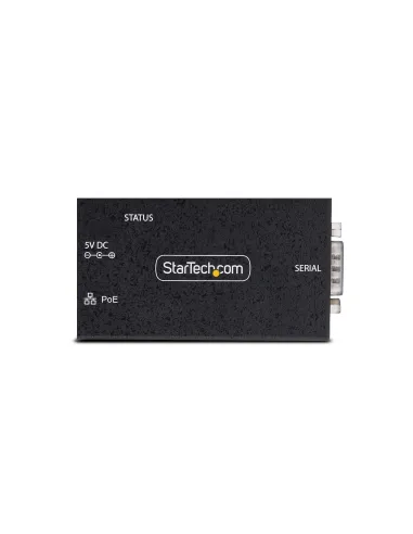 StarTech.com Adaptador Serie a Ethernet - Conversor RJ45 LAN IP a DB9 RS232 - Servidor de Dispositivos Serie Remotos de 1