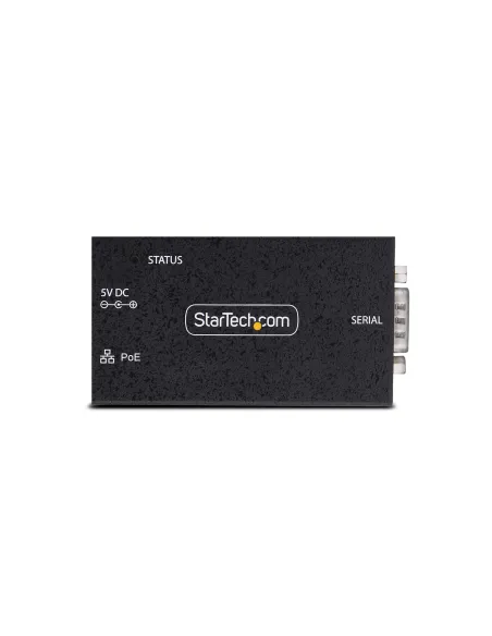 StarTech.com Adaptador Serie a Ethernet - Conversor RJ45 LAN IP a DB9 RS232 - Servidor de Dispositivos Serie Remotos de 1