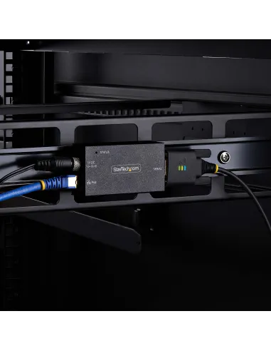 StarTech.com Adaptador Serie a Ethernet - Conversor RJ45 LAN IP a DB9 RS232 - Servidor de Dispositivos Serie Remotos de 1