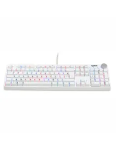 iggual Teclado gaming mecánico PEARL RGB blanco