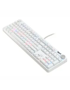 iggual Teclado gaming mecánico PEARL RGB blanco 2