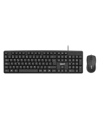 iggual Kit teclado y ratón COM-CK-STANDARD negro