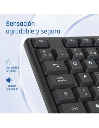 iggual Teclado USB estándar CK-STANDARD-105T negro