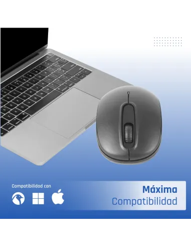 iggual WOM-STANDARD-3D 1000DPI ratón Oficina Ambidextro RF inalámbrico Óptico