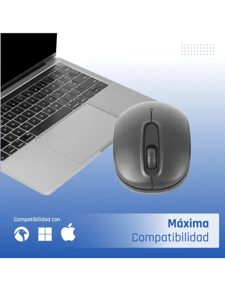 iggual WOM-STANDARD-3D 1000DPI ratón Oficina Ambidextro RF inalámbrico Óptico