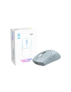 MSI Forge Gm340 Wireless Sky ratón Juego Ambidextro RF Wireless + Bluetooth Óptico 12000 DPI