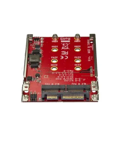 StarTech.com Adaptador para Unidad de Disco M.2 a SATA para Bahía de 2,5 Pulgadas - Conversor M.2 a SATA para Bahía de 2,5