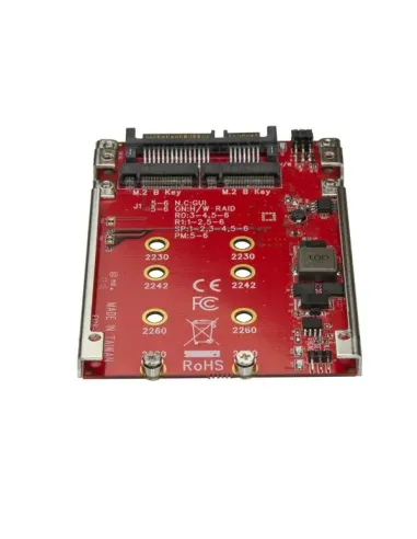 StarTech.com Adaptador para Unidad de Disco M.2 a SATA para Bahía de 2,5 Pulgadas - Conversor M.2 a SATA para Bahía de 2,5