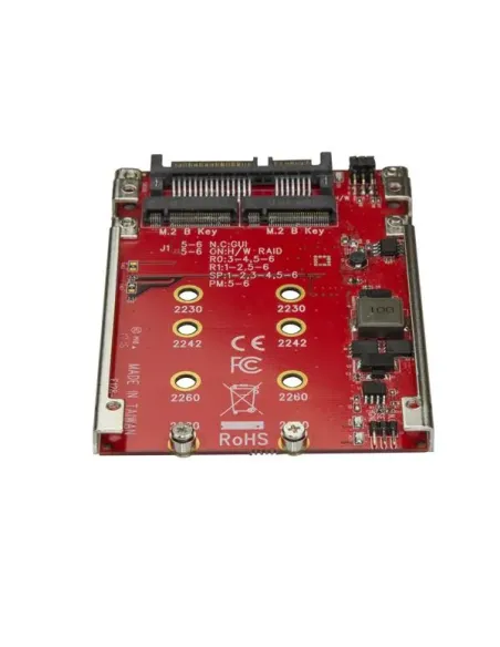 StarTech.com Adaptador para Unidad de Disco M.2 a SATA para Bahía de 2,5 Pulgadas - Conversor M.2 a SATA para Bahía de 2,5