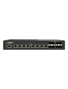 QNAP QSW-IM3216-8S8T switch Gestionado L2 10G Ethernet (100 1000 10000) Negro