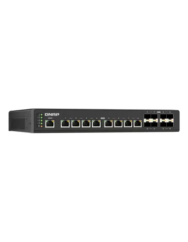 QNAP QSW-IM3216-8S8T switch Gestionado L2 10G Ethernet (100 1000 10000) Negro