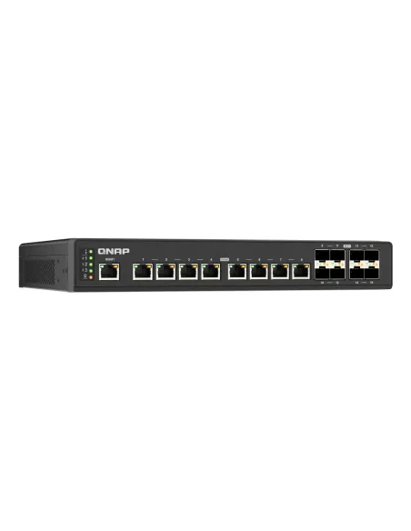 QNAP QSW-IM3216-8S8T switch Gestionado L2 10G Ethernet (100 1000 10000) Negro