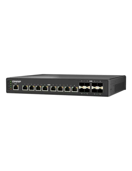 QNAP QSW-IM3216-8S8T switch Gestionado L2 10G Ethernet (100 1000 10000) Negro