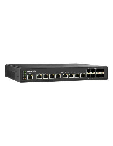 QNAP QSW-IM3216-8S8T switch Gestionado L2 10G Ethernet (100 1000 10000) Negro