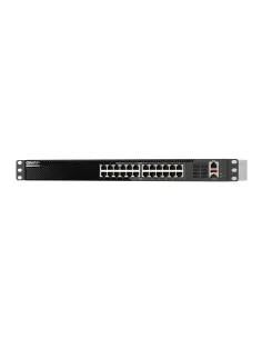 QNAP QSW-M3224-24T switch Gestionado L3 10G Ethernet (100 1000 10000) 1U Negro, Plata
