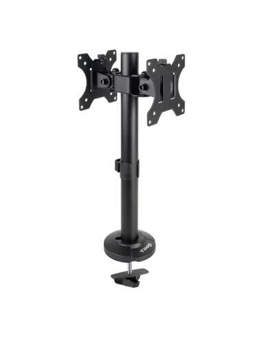 TooQ Soporte de Mesa para 2 Pantallas 17"-32", Negro