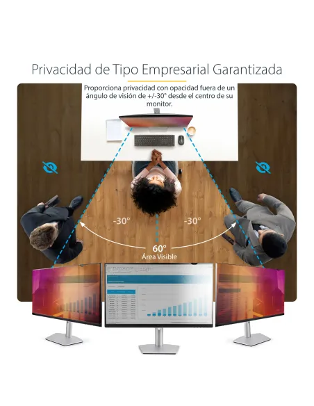 StarTech.com Filtro de Privacidad Dorado de 24in para Monitor de 16 10 - Filtro Reversible - Filtro de Pantalla Brillante