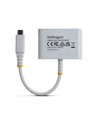 StarTech.com Dock Hub Multipuertos USB Tipo C a HDMI - Adaptador Multipuertos USB-C a HDMI - Carga de 140W - Hub Ladrón USB de
