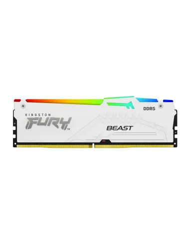 Kingston Technology FURY Beast 32GB 6000MT s DDR5 CL30 DIMM White RGB EXPO