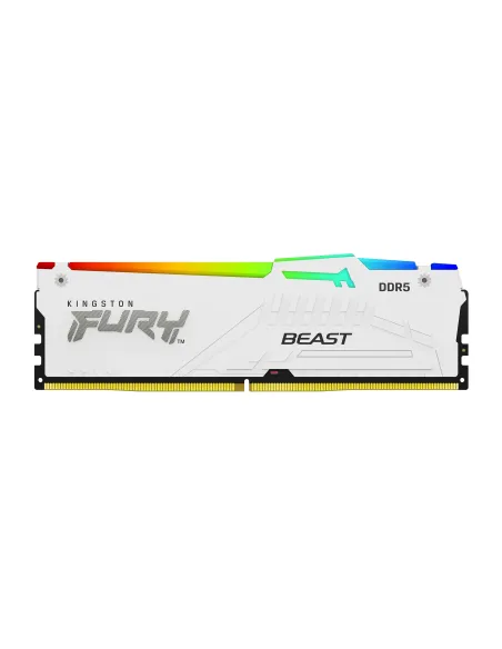 Kingston Technology FURY Beast 32GB 6000MT s DDR5 CL30 DIMM White RGB EXPO