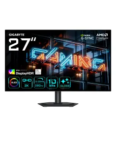GIGABYTE MO27Q28GR Monitor Gaming WOLED Brillante 27” QHD - 2560 x 1440, 280Hz, 0.03ms, 335 cd m², Display HDR True Black 500,