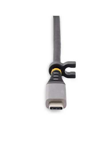 StarTech.com Adaptador Multipuertos USB-C - Docking Station USB Tipo C HDMI 4K60 - Hub Ladrón USB 3.0 de 3 Puertos - Entrega de