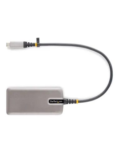 StarTech.com Adaptador Multipuertos USB-C - Docking Station USB Tipo C HDMI 4K60 - Hub Ladrón USB 3.0 de 3 Puertos - Entrega de