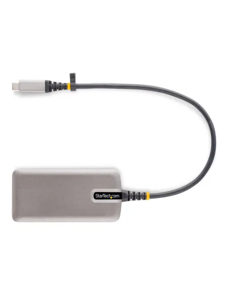 StarTech.com Adaptador Multipuertos USB-C - Docking Station USB Tipo C HDMI 4K60 - Hub Ladrón USB 3.0 de 3 Puertos - Entrega de