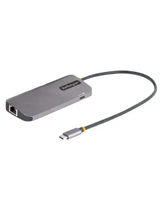 StarTech.com Adaptador Multipuertos USB C, de Vídeo HDMI de 4K y 60Hz, Hub USB-A 3.2 de 3 Puertos de 5Gbps, Entrega de 2